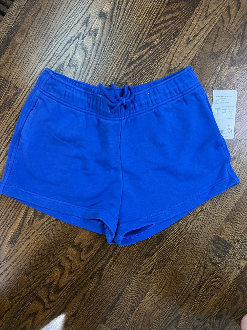 Athleta terry sportie short- M